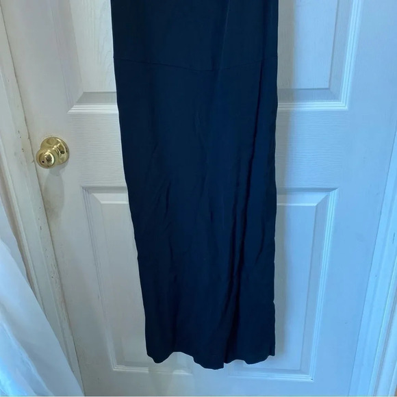 EILEEN FISHER Tencel Viscose Wrap Skirt Cami Jumpsuit Extra Small Black S9GHT - Picture 6 of 8